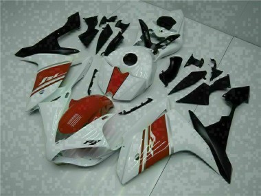 Discount 2007-2008 White Yamaha YZF R1 Motorcycle Fairing UK