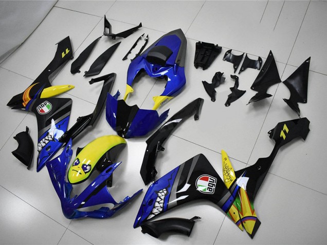 Discount 2007-2008 Blue Shark Yamaha YZF R1 Motorcycle Fairing Kit UK Discount 2007-2008 Blue Shark Yamaha YZF R1 Motorcycle Fairing Kit UK