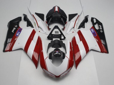 Discount 2007-2014 Generali with No Logo Ducati 848 1098 1198 Motorcycle Fairings Kits UK