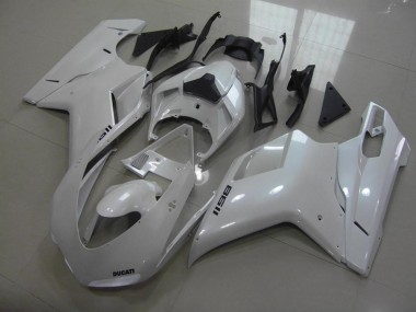 Discount 2007-2014 Pear White Black Decals Ducati 848 1098 1198 Motor Fairings UK