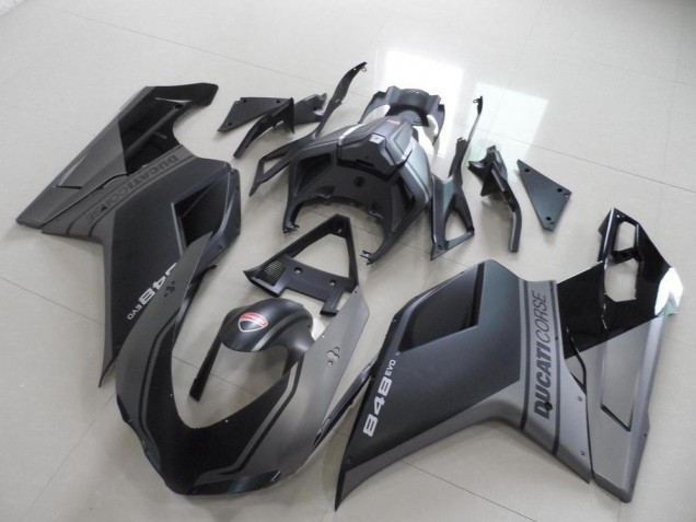 Discount 2007-2014 Black Ducati 848 1098 1198 Motorcylce Fairings UK Discount 2007-2014 Black Ducati 848 1098 1198 Motorcylce Fairings UK