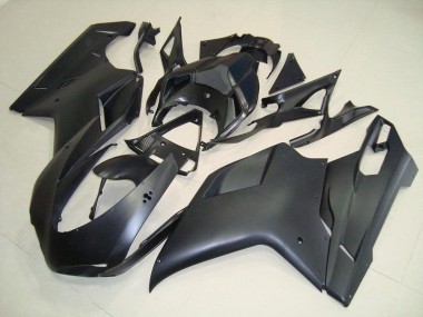 Discount 2007-2014 Matte Black No Sticker Ducati 848 1098 1198 Motorcycle Fairings UK