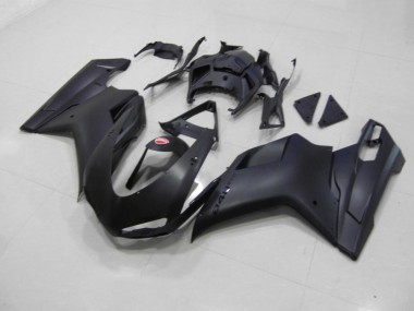 Discount 2007-2014 Matte Black Black Sticker Ducati 848 1098 1198 Motorcycle Fairing UK