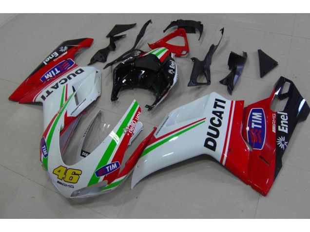 Discount 2007-2014 Red White Yellow 46 Ducati 848 1098 1198 Bike Fairings UK Discount 2007-2014 Red White Yellow 46 Ducati 848 1098 1198 Bike Fairings UK