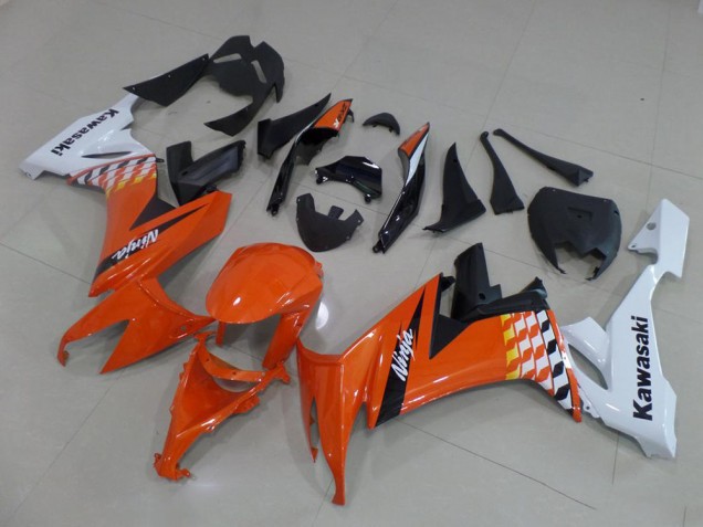 Discount 2008-2010 Orange and White Kawasaki ZX10R Motorcycle Bodywork UK Discount 2008-2010 Orange and White Kawasaki ZX10R Motorcycle Bodywork UK