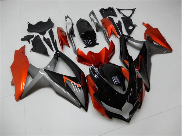 Discount 2008-2010 Black Orange Grey Suzuki GSXR 600/750 Motorbike Fairing Kits UK Discount 2008-2010 Black Orange Grey Suzuki GSXR 600/750 Motorbike Fairing Kits UK