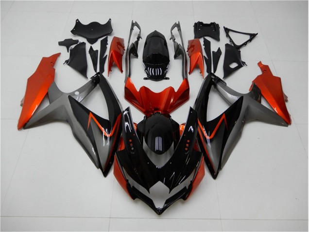 Discount 2008-2010 Black Orange Grey Suzuki GSXR 600/750 Motorbike Fairing Kits UK Discount 2008-2010 Black Orange Grey Suzuki GSXR 600/750 Motorbike Fairing Kits UK