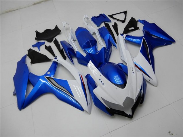 Discount 2008-2010 White Blue Suzuki GSXR 600/750 Replacement Fairings UK Discount 2008-2010 White Blue Suzuki GSXR 600/750 Replacement Fairings UK