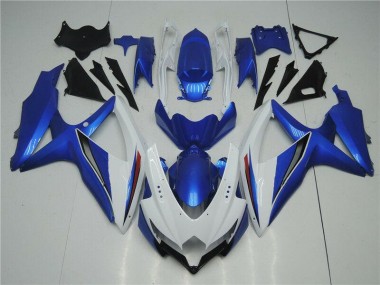 Discount 2008-2010 White Blue Suzuki GSXR 600/750 Replacement Fairings UK