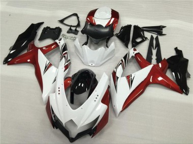 Discount 2008-2010 White Red Black Suzuki GSXR 600/750 Motor Fairings UK