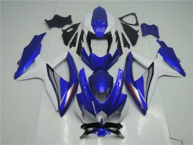 Discount 2008-2010 Blue White Suzuki GSXR 600/750 Motorcylce Fairings UK