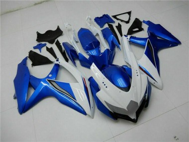 Discount 2008-2010 Blue White Suzuki GSXR 600/750 Bike Fairing UK