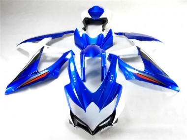 Discount 2008-2010 Blue White Suzuki GSXR 600/750 Bike Fairings UK