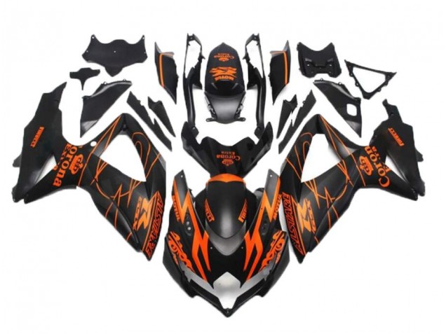 Discount 2008-2010 Black Orange Suzuki GSXR 600/750 Bike Fairings UK Discount 2008-2010 Black Orange Suzuki GSXR 600/750 Bike Fairings UK
