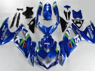 Discount 2008-2010 Blue White Green Suzuki GSXR 600/750 Motor Bike Fairings UK