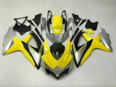 Discount 2008-2010 Yellow Suzuki GSXR 600/750 Replacement Motorcycle Fairings UK