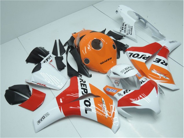 Discount 2008-2011 Orange White Red Repsol Honda CBR1000RR Motorcycle Fairing Kits UK Discount 2008-2011 Orange White Red Repsol Honda CBR1000RR Motorcycle Fairing Kits UK