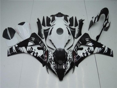 Discount 2008-2011 Black White Honda CBR1000RR Motorbike Fairing UK