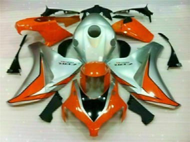 Discount 2008-2011 Silver Orange Honda CBR1000RR Bike Fairings UK