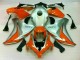 Discount 2008-2011 Silver Orange Honda CBR1000RR Bike Fairings UK