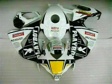 Discount 2008-2011 White Black Playboy Honda CBR1000RR Motorbike Fairing UK