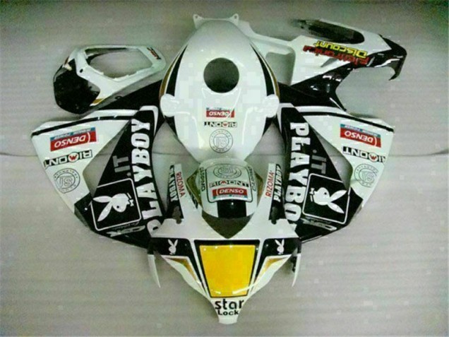 Discount 2008-2011 White Black Playboy Honda CBR1000RR Motorbike Fairing UK