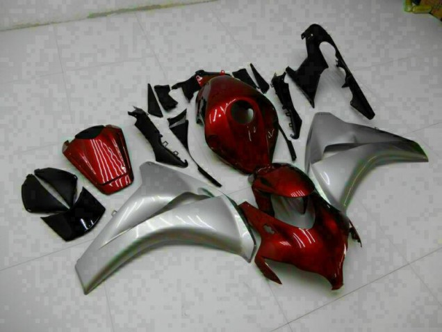 Discount 2008-2011 Red Silver Honda CBR1000RR Replacement Motorcycle Fairings UK Discount 2008-2011 Red Silver Honda CBR1000RR Replacement Motorcycle Fairings UK