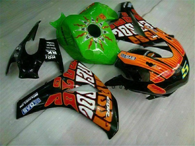 Discount 2008-2011 Green Orange Honda CBR1000RR Motorcycle Fairings Kits UK Discount 2008-2011 Green Orange Honda CBR1000RR Motorcycle Fairings Kits UK