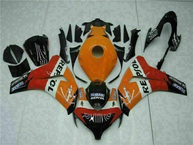 Discount 2008-2011 Orange Repsol Honda CBR1000RR Bike Fairing Kit UK