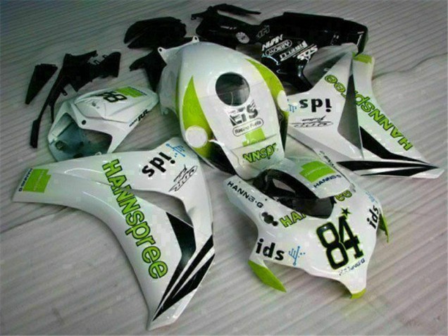 Discount 2008-2011 White Green Hannspree 84 Honda CBR1000RR Motorcycle Bodywork UK Discount 2008-2011 White Green Hannspree 84 Honda CBR1000RR Motorcycle Bodywork UK