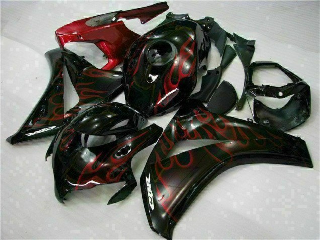 Discount 2008-2011 Red Flame Honda CBR1000RR Motorbike Fairing Kits UK Discount 2008-2011 Red Flame Honda CBR1000RR Motorbike Fairing Kits UK
