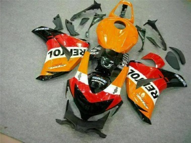 Discount 2008-2011 Orange Repsol Honda CBR1000RR Motorcycle Fairing Kits UK