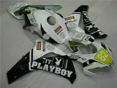 Discount 2008-2011 White Black Playboy Honda CBR1000RR Motorcylce Fairings & Bodywork UK