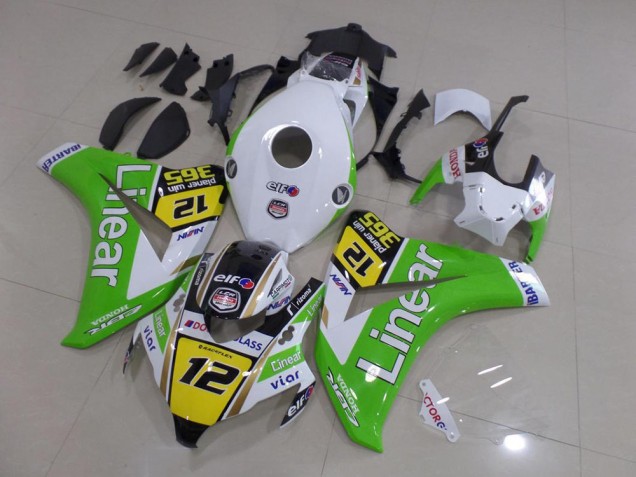 Discount 2008-2011 Green Linear 12 Honda CBR1000RR Moto Fairings UK