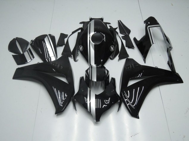 Discount 2008-2011 Glossy Black with Silver Stripe Honda CBR1000RR Motorcycle Fairing Kit UK Discount 2008-2011 Glossy Black with Silver Stripe Honda CBR1000RR Motorcycle Fairing Kit UK