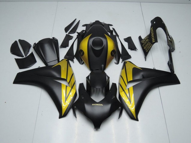 Discount 2008-2011 Matte Black and Gold Honda CBR1000RR Bike Fairings UK Discount 2008-2011 Matte Black and Gold Honda CBR1000RR Bike Fairings UK
