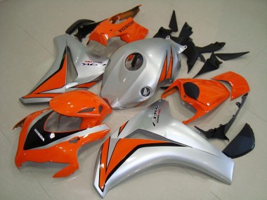 Discount 2008-2011 Orange Silver Honda CBR1000RR Motorcycle Fairing UK