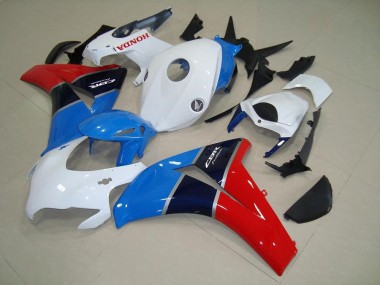 Discount 2008-2011 White Blue Red Honda CBR1000RR Motorcyle Fairings UK