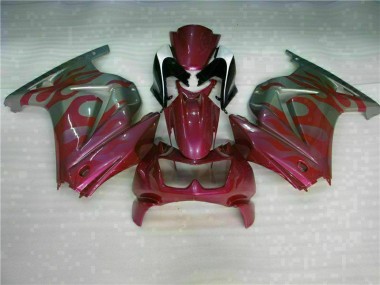 Discount 2008-2012 Purple Red Kawasaki EX250 Replacement Motorcycle Fairings UK