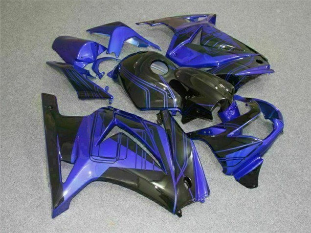 Discount 2008-2012 Black Blue Kawasaki EX250 Bike Fairing Kit UK