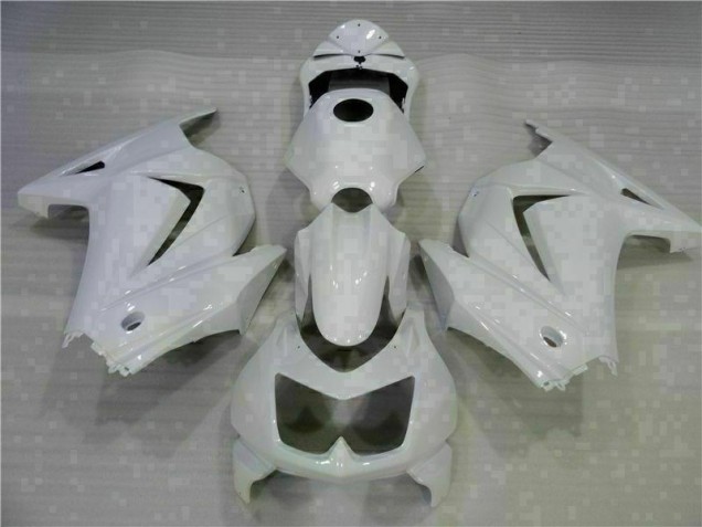 Discount 2008-2012 White Kawasaki EX250 Motorcycle Replacement Fairings UK Discount 2008-2012 White Kawasaki EX250 Motorcycle Replacement Fairings UK