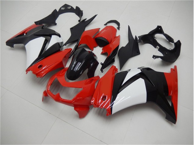 Discount 2008-2012 Red Black White Kawasaki EX250 Motorcycle Fairings UK Discount 2008-2012 Red Black White Kawasaki EX250 Motorcycle Fairings UK