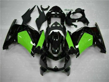 Discount 2008-2012 Black Green Kawasaki EX250 Motorbike Fairings UK
