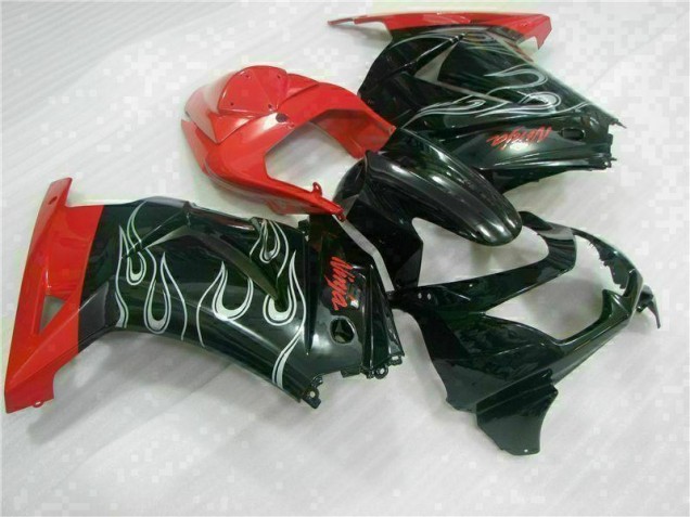 Discount 2008-2012 Black Red Ninja Kawasaki EX250 Motorcycle Fairing UK Discount 2008-2012 Black Red Ninja Kawasaki EX250 Motorcycle Fairing UK