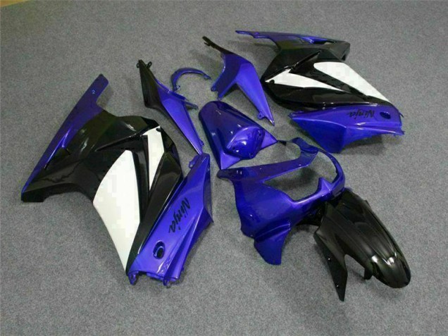 Discount 2008-2012 Blue White Black Ninja Kawasaki EX250 Motorbike Fairing UK Discount 2008-2012 Blue White Black Ninja Kawasaki EX250 Motorbike Fairing UK