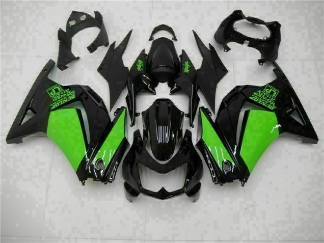 Discount 2008-2012 Black Green Ninja Kawasaki EX250 Motorcycle Bodywork UK Discount 2008-2012 Black Green Ninja Kawasaki EX250 Motorcycle Bodywork UK