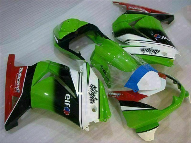 Discount 2008-2012 White Green Black Ninja Kawasaki EX250 Motorbike Fairing UK Discount 2008-2012 White Green Black Ninja Kawasaki EX250 Motorbike Fairing UK