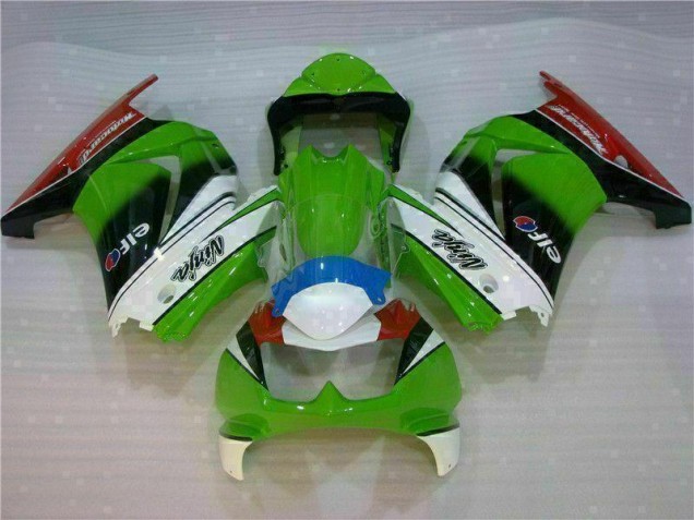Discount 2008-2012 White Green Black Ninja Kawasaki EX250 Motorbike Fairing UK Discount 2008-2012 White Green Black Ninja Kawasaki EX250 Motorbike Fairing UK