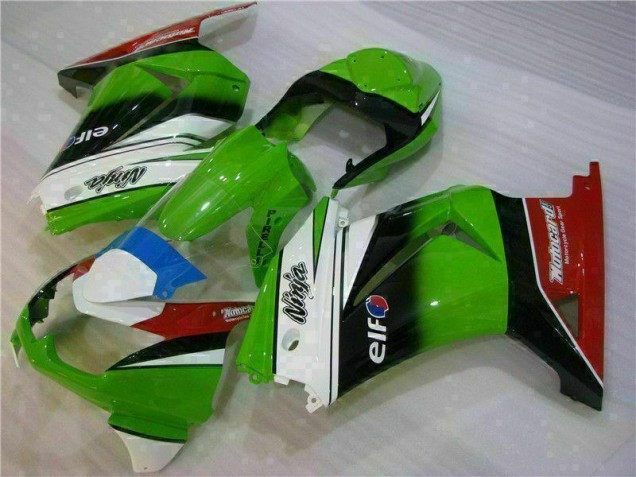 Discount 2008-2012 White Green Black Ninja Kawasaki EX250 Motorbike Fairing UK Discount 2008-2012 White Green Black Ninja Kawasaki EX250 Motorbike Fairing UK