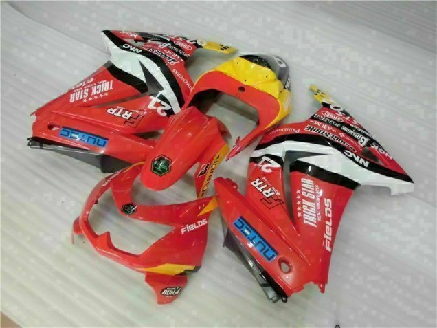 Discount 2008-2012 Red Yellow Kawasaki EX250 Motorcycle Fairing Kit UK Discount 2008-2012 Red Yellow Kawasaki EX250 Motorcycle Fairing Kit UK